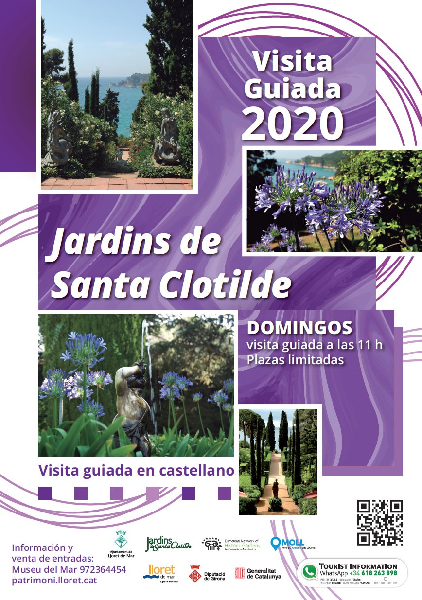 VISITA GUIADA A LOS JARDINES DE SANTA CLOTILDE | Elementos visitables - MOLL - Museo abierto de Lloret VISITA GUIADA A LOS JARDINES DE SANTA CLOTILDE | Elementos visitables - MOLL - Museo abierto de Lloret